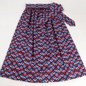 Blue Diamond Maxi Skirt w Belt